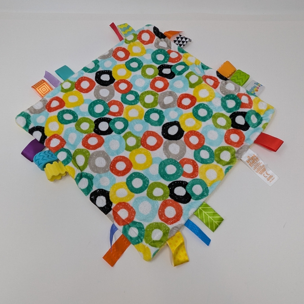 Bright Starts Taggies Blanket Lovey Baby Security Toy